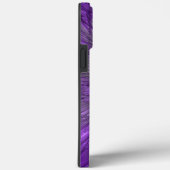 Coques Case-Mate iPhone Fleur Violette Psychedelique Art Fractal Abstrait (Verso / Droite)