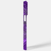 Coques Case-Mate iPhone Fleur Violette Psychedelique Art Fractal Abstrait (Verso / Droite)