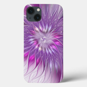 Case-Mate iPhone Case Fleur violette rose Passion Abstrait Art fractal