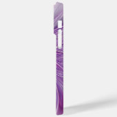 Coques Case-Mate iPhone Fleur violette rose Passion Abstrait Art fractal (Verso / Gauche)