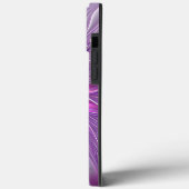 Coques Case-Mate iPhone Fleur violette rose Passion Abstrait Art fractal (Verso / Gauche)