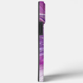 Coques Case-Mate iPhone Fleur violette rose Passion Abstrait Art fractal (Verso / Droite)