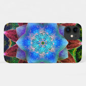 Coques Case-Mate iPhone Fleur virtuelle bleu rustique ou lugubre (Dos (Horizontal))