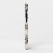 Coques Case-Mate iPhone Fleural Neutre Doux avec Botanique Classique (Dos/Gauche)