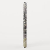 Coques Case-Mate iPhone Fleurir Avec Or Moderne Fleur Abstraite Fractale (Dos/Droite)