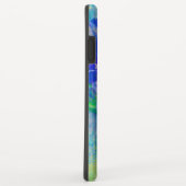 Coques Case-Mate iPhone Fleurir en Violet Bleu (Dos/Droite)