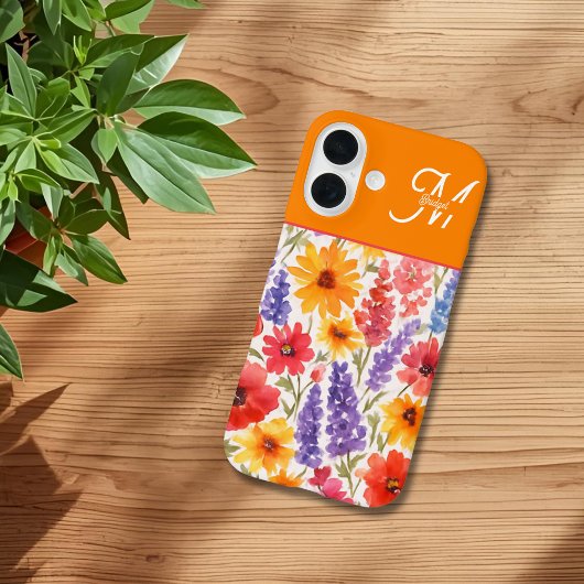 Coques Case-Mate iPhone fleurit de jardin d'été brillant