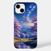 Coques Case-Mate iPhone Fleurit sous un ciel étoilé (Verso)