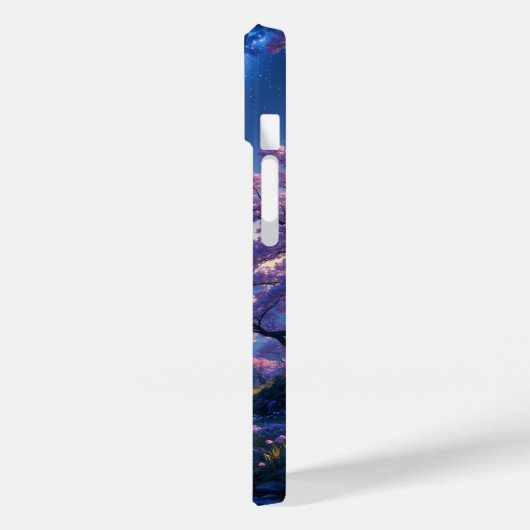 Coques Case-Mate iPhone Fleurit sous un ciel étoilé (Verso / Gauche)