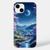 Coques Case-Mate iPhone Fleurit sous un ciel étoilé (Verso)