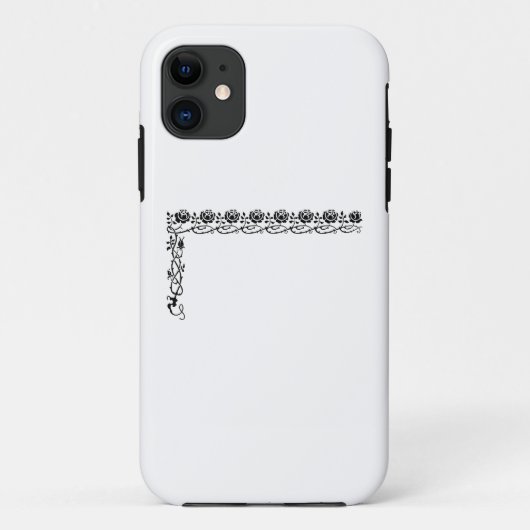 Coques Case-Mate iPhone fleuron de bordure d'angle (Dos)