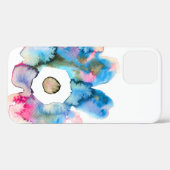 Coques Case-Mate iPhone Fleuron floral moderne dessiné à la main (Verso (horizontal))