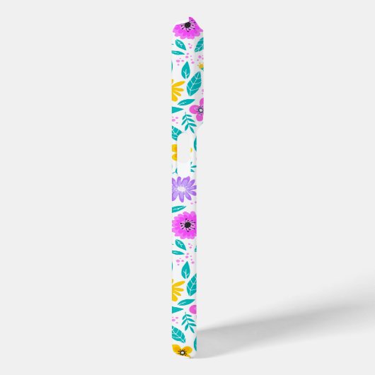 Coques Case-Mate iPhone Fleuron violet élégant (Verso / Droite)