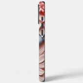 Coques Case-Mate iPhone Fleurs 3D roses et bleues (Verso / Gauche)