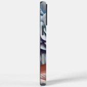 Coques Case-Mate iPhone Fleurs 3D roses et bleues (Verso / Droite)