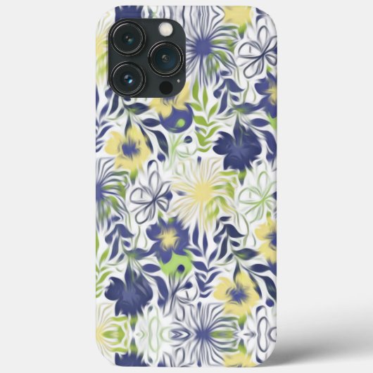Coques Case-Mate iPhone Fleurs Abstraites (Verso)