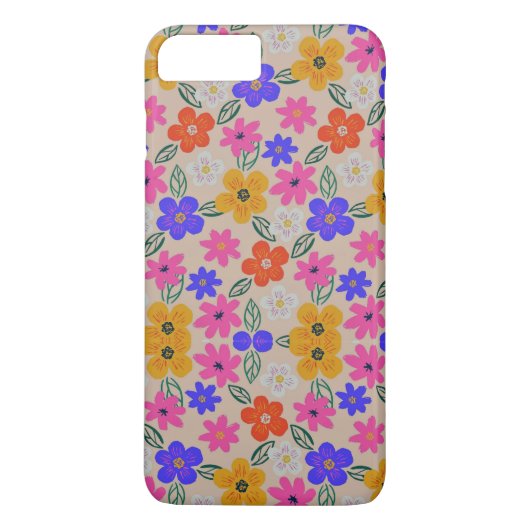 Coques Case-Mate iPhone Fleurs Abstraites (Dos)