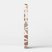 Coques Case-Mate iPhone Fleurs Abstraites (B) Crème Brown de Taupe (Verso / Gauche)