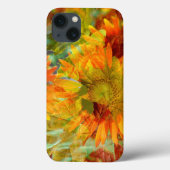 Coques Case-Mate iPhone Fleurs Abstraites de couleurs de automne (Verso)
