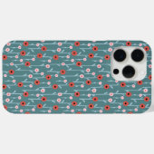 Coques Case-Mate iPhone Fleurs Abstraites de pavot Motif sans couture (Verso (horizontal))