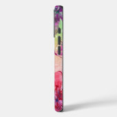 Coques Case-Mate iPhone Fleurs Abstraites et aquarelle chaude (Verso / Gauche)