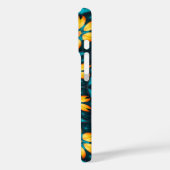Coques Case-Mate iPhone Fleurs Abstraites jaunes (Verso / Gauche)