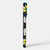 Coques Case-Mate iPhone Fleurs Abstraites jaunes (Verso / Droite)