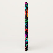 Coques Case-Mate iPhone Fleurs abstraites noires mignonnes (Dos/Gauche)