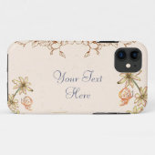 Coques Case-Mate iPhone Fleurs antiques vintages (Dos (Horizontal))