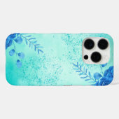 Coques Case-Mate iPhone Fleurs aquarelle cerise (Verso (horizontal))