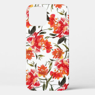 Case-Mate iPhone Case Fleurs aquarelles, motif sans couture dessinée à l
