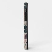 Coques Case-Mate iPhone Fleurs aquarelles roses et bordeaux  (Dos/Gauche)