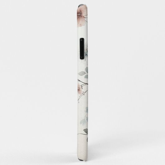 Coques Case-Mate iPhone Fleurs Aquarelles Sophistiquées Classiques (Dos/Droite)