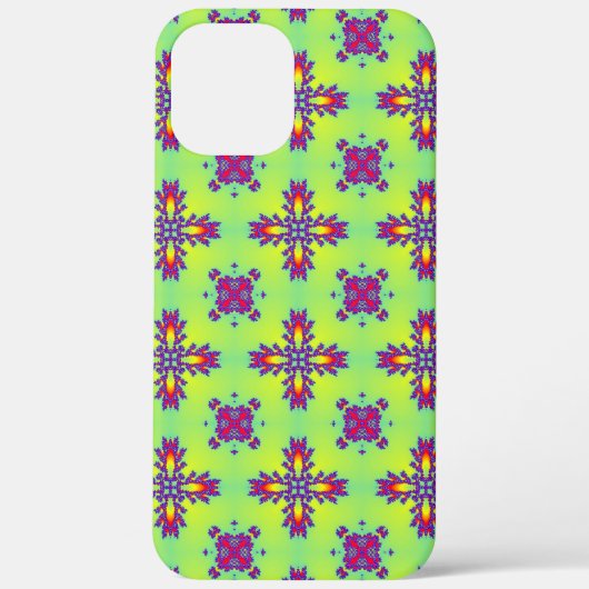 Coques Case-Mate iPhone Fleurs Artdeco dans le style rétro (Verso)