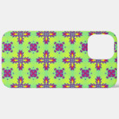 Coques Case-Mate iPhone Fleurs Artdeco dans le style rétro (Retour (horizontal))