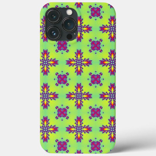 Coques Case-Mate iPhone Fleurs Artdeco dans le style rétro (Verso)