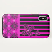 Coques Case-Mate iPhone Fleurs Artdeco dans le style rétro (Dos (Horizontal))