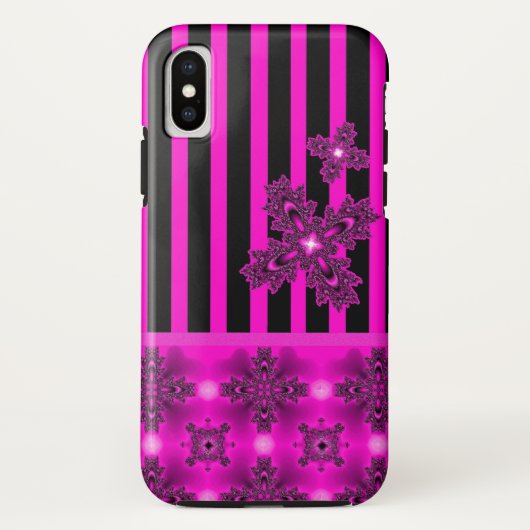 Coques Case-Mate iPhone Fleurs Artdeco dans le style rétro (Dos)