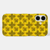 Coques Case-Mate iPhone Fleurs Artdeco dans le style rétro (Verso (horizontal))