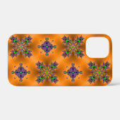 Coques Case-Mate iPhone Fleurs Artdeco dans le style rétro (Verso (horizontal))