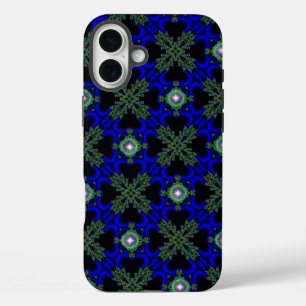 Coques iPhone 16 Plus Fleurs Artdeco dans le style rétro