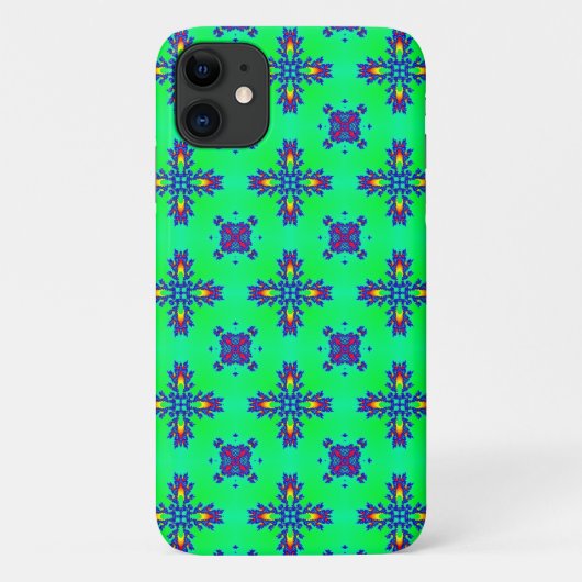 Coques Case-Mate iPhone Fleurs Artdeco dans le style rétro (Dos)