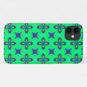 Coques Case-Mate iPhone Fleurs Artdeco dans le style rétro (Dos (Horizontal))