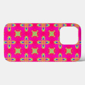 Coques Case-Mate iPhone Fleurs Artdeco dans le style rétro (Verso (horizontal))