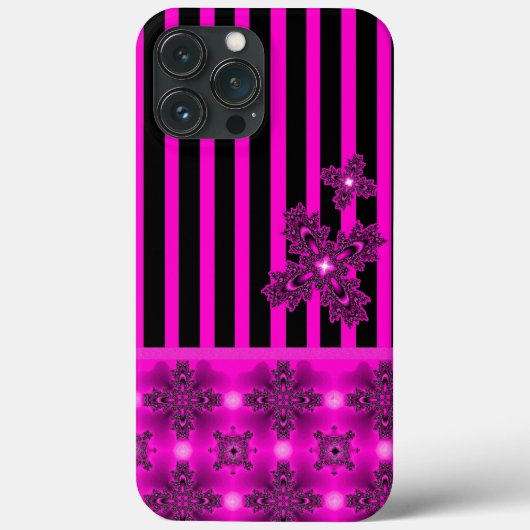 Coques Case-Mate iPhone Fleurs Artdeco dans le style rétro (Verso)