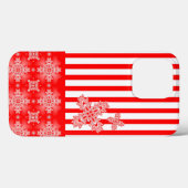 Coques Case-Mate iPhone Fleurs Artdeco dans le style rétro (Verso (horizontal))