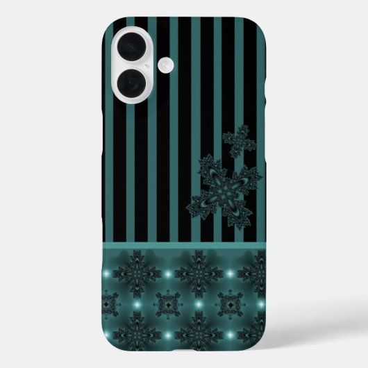Coques Case-Mate iPhone Fleurs Artdeco dans le style rétro (Verso)