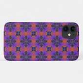 Coques Case-Mate iPhone Fleurs Artdeco dans le style rétro (Dos (Horizontal))