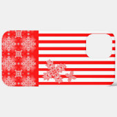 Coques Case-Mate iPhone Fleurs Artdeco dans le style rétro (Retour (horizontal))