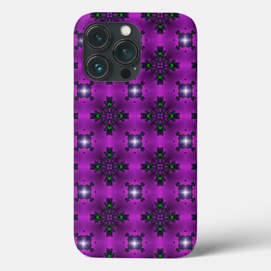 Coques Case-Mate iPhone Fleurs Artdeco dans le style rétro (Verso)